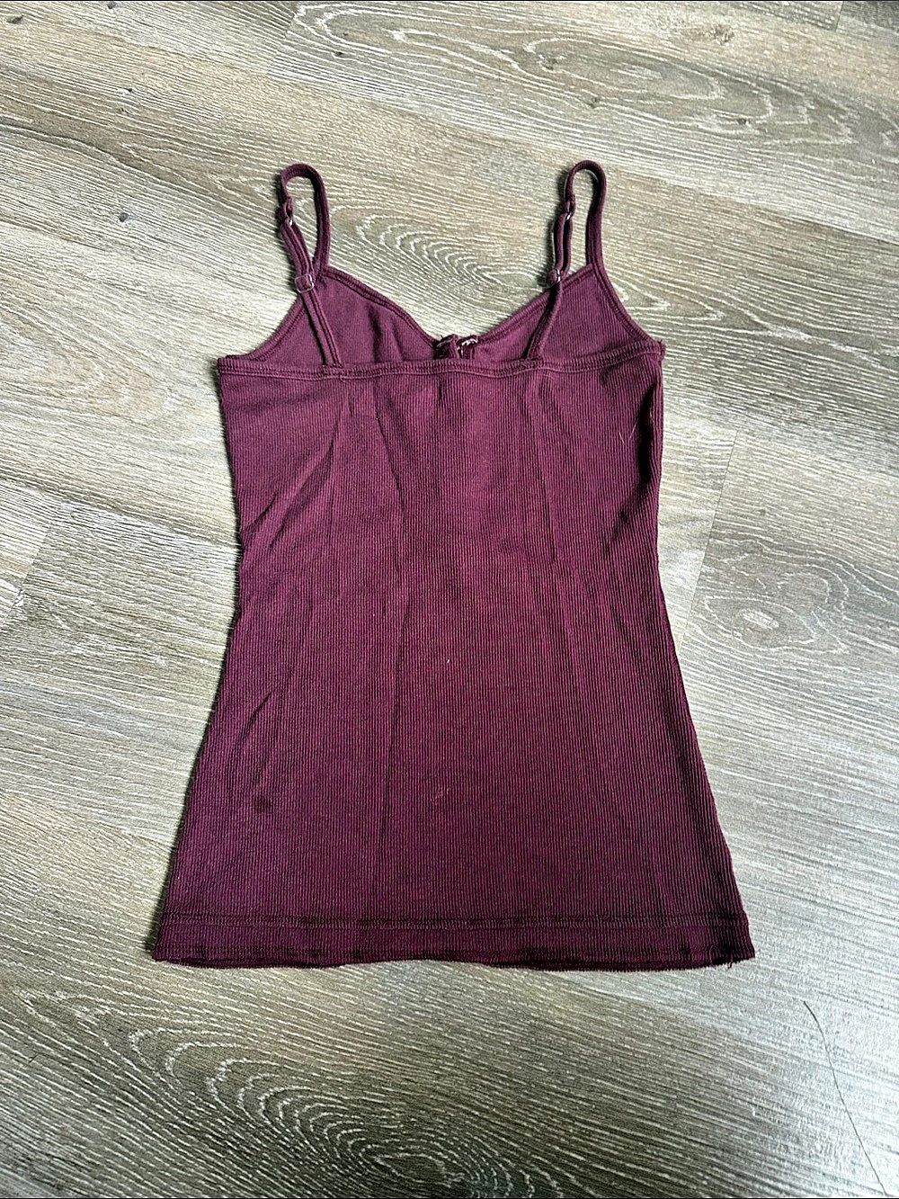 Hollister Button Front Ribbed Tank Top Purple - Picture 4 of 4